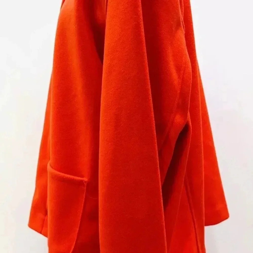 NWT CROFT & BARROW Women Button Down Round Neck Red Business Jacket Plus Size 2X - Picture 6 of 12